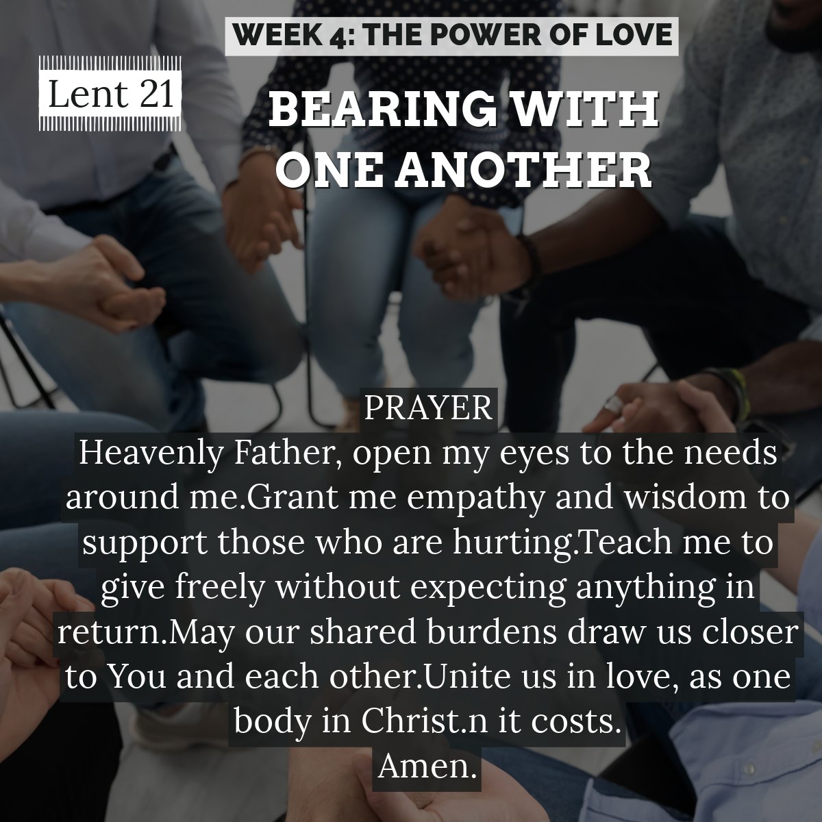 MalimoIgnitius's tweet photo. We grow stronger when we lift each other up.Shared burdens become lighter in loving community.
Christ’s heart beats in acts of mutual care.
#BearOneAnothersBurdens #CommunityOfLove #Lent21 https://t.co/MRRtIgLL1m