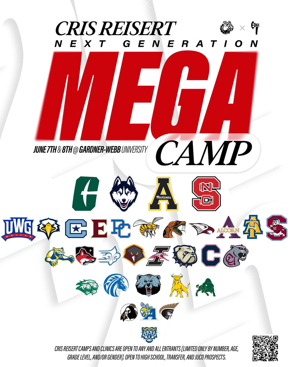 Thanks for the Mega camp invite Gardner-Webb i’m ready to compete