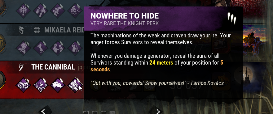 _jpjordon_'s tweet image. leave it to the dbd survs to call hax against aura perks lmao