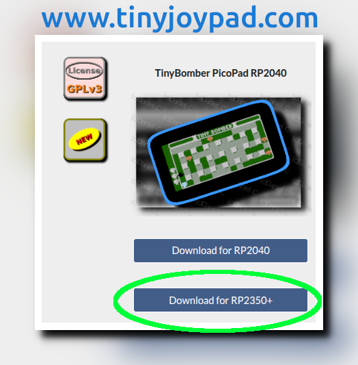 Electro_L_I_B's tweet photo. #TinyBomber is now available for the #Picopad RP2350+. The new source code is ready to compile on a wide variety of devices with an FPS limiter.  #Picopocket #RP2350 https://t.co/719ZBmFjvm https://t.co/nwrpLhDrOY