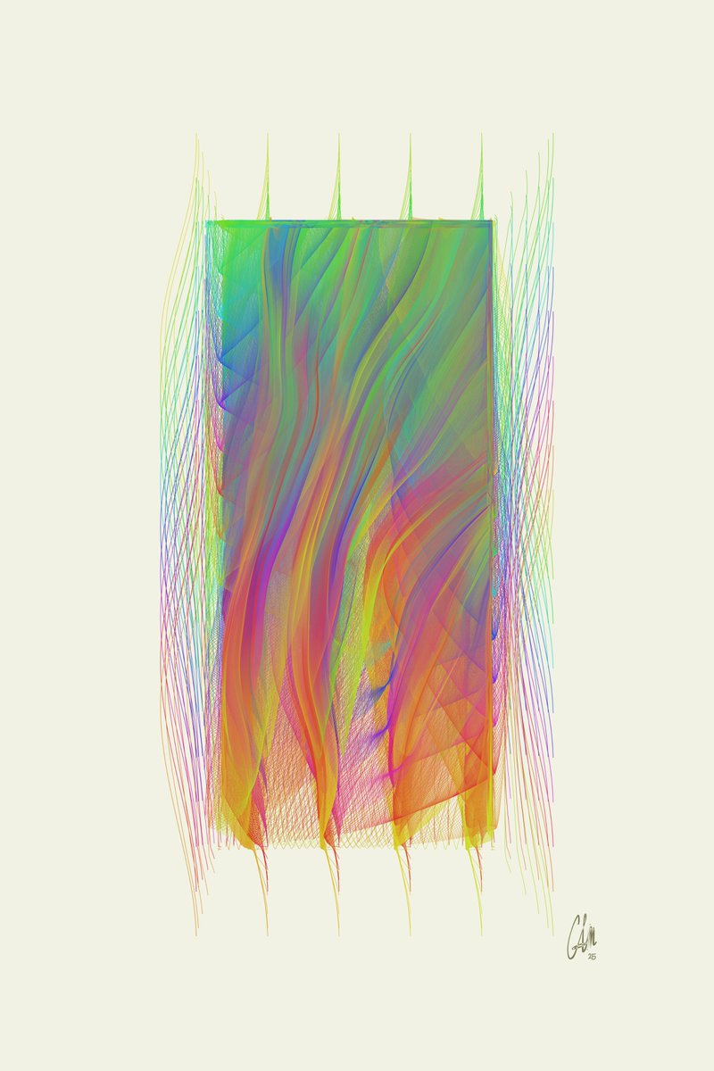 The code is still wet on this one! 
#GenerativeArt #Cardano