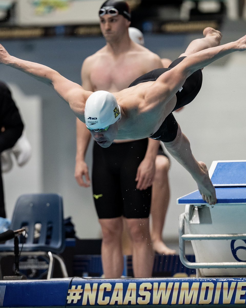 Making a big splash 🌊 

Felix swam his first of 3️⃣ races at the NCAA Championships today, and will swim again tomorrow in the 100-yard fly!

#GoExplorers🔭