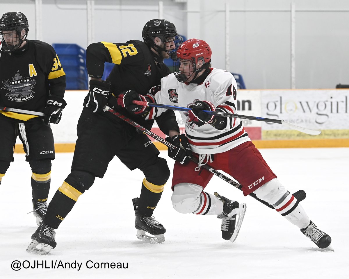 2nd period and its a 4-2 game <a href="/SpiritJrA/">Stouffville Spirit</a> trailing <a href="/OJHLGoldenHawks/">Trenton Golden Hawks</a> <a href="/ojhlimages/">OJHL Images DOP</a> <a href="/OJHLOfficial/">OJHL</a>