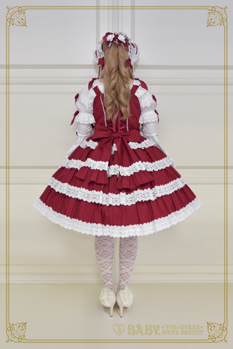 BABY新作情報】Eléonoreジャンパースカート¥44,000エンジの着用