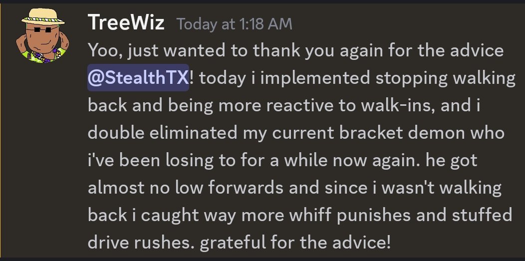 It's always nice to know that my advice and insights are helpful to others and that they see results from it! Just doing my part to empower others to go farther than where they're going in fgs. 😌🪄
