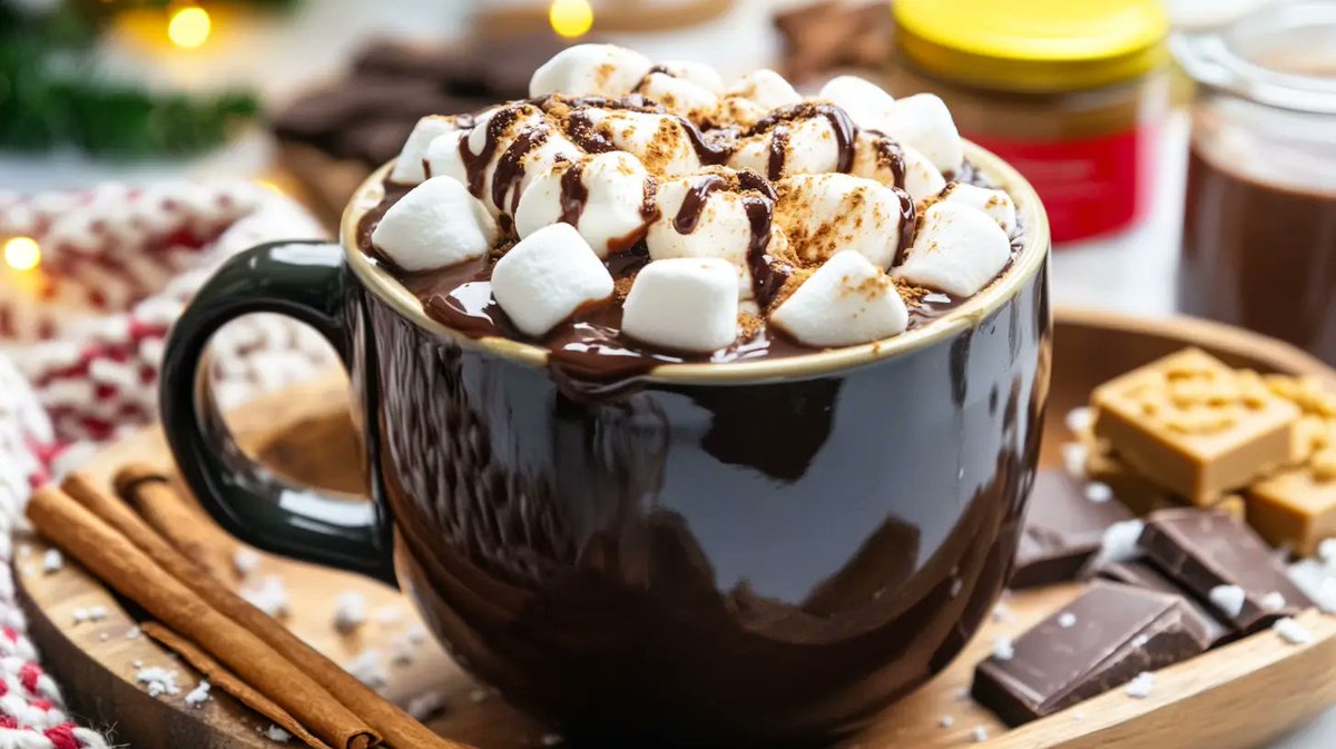 lamyrecipes's tweet photo. Slow Cooker Peanut Butter Hot Chocolate = snow day hero.
Creamy, rich, &amp; so easy to make.
Ready to sip the coziest mug of your life?
🍫🥜☕
Recipe → https://t.co/254HcEDdTu https://t.co/fekoy7eScp