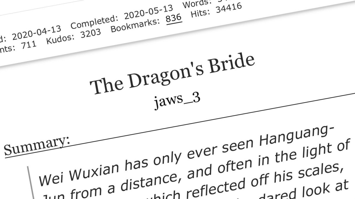 NoMore_17's tweet image. Going back to fanfictions... 🧐
#cjreader #WangXian #cjreads #TheDragonsBride #theuntamed #ModaoZushi #amreading #fanfic #wangxiangfics #cql #cj #reading