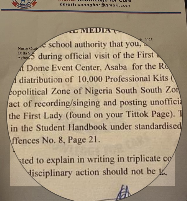 sowore's tweet photo. The audacious nursing school students who suitably rejected @officialabat's wife, Senator Remi Tinubu, in that "Na Your Mama Be This" song ought to be celebrated, but as is characteristic of this Tinubu repressive era, one of them is being targeted for sharing this charming rendition on her TikTok page. 

We will be providing backing to this lady with all our physical and legal might to ensure the authorities at Delta State College of Nursing Sciences do not perpetrate this egregious act of injustice, as an injury to one is an injury to all. #30DaysRantChallenge #REVOLUTIONNOW #TinubuIsaTerriblePresident