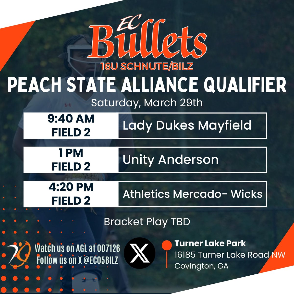 EC Bullets Schnute/Bilz 16u (@ec05bilz) on Twitter photo The girls are on a business trip to covington to bring home a berth to Alliance nationals.
We are locked in and ready!
<a href="/EastCobbBullets/">EC Bullets Fastpitch</a>
<a href="/thealliancefp/">The Alliance Fastpitch</a>
<a href="/LeagueFastpitch/">Southeastern Fastpitch League</a> The girls are on a business trip to covington to bring home a berth to Alliance nationals.
We are locked in and ready!
<a href="/EastCobbBullets/">EC Bullets Fastpitch</a>
<a href="/thealliancefp/">The Alliance Fastpitch</a>
<a href="/LeagueFastpitch/">Southeastern Fastpitch League</a>