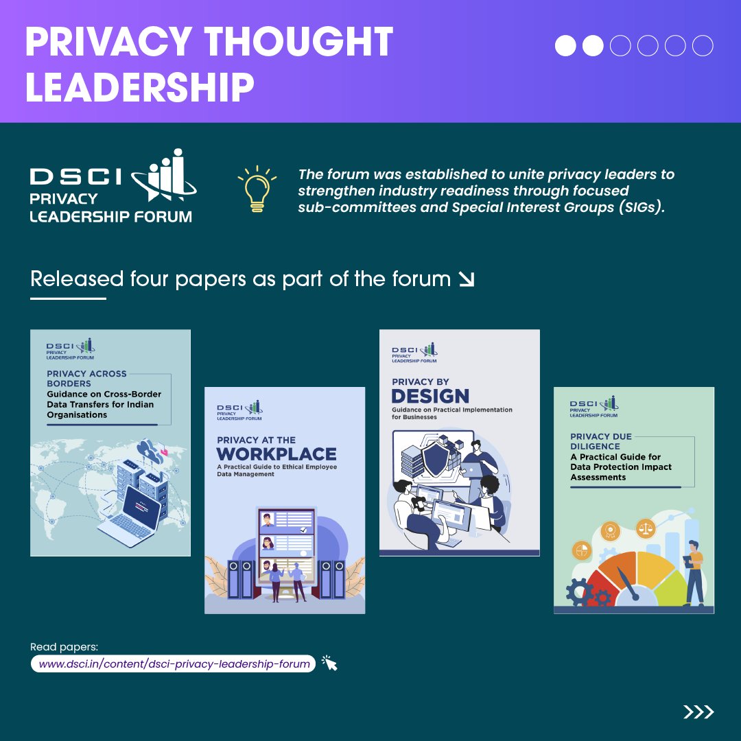 DSCI_Connect's tweet image. #PrivacyPulse 2024-25 | Reflecting on a year of impactful #Privacy initiatives.  DSCI continues to shape privacy landscape. 👉dsci.in/knowledge-cent…