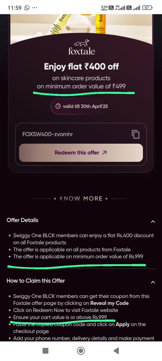 jinaljain18's tweet photo. Don't #buy @Swiggy #black #membership it's just #waste of #money all black #exclusive #deals are #fake with #fake tncs and @SwiggyCares will never #care to #reply or sort out https://t.co/CEVTdST3sr