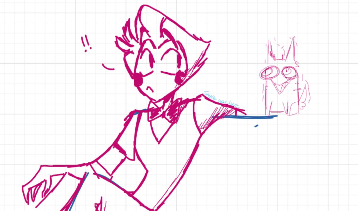 Smallzwashere's tweet image. Some doodles I did for @xxfluffiepuff ‘s whiteboard! Had fun doing these 💖
#HazbinHotelAlastor #LuciferMorningstar #Lucilith #Lilith