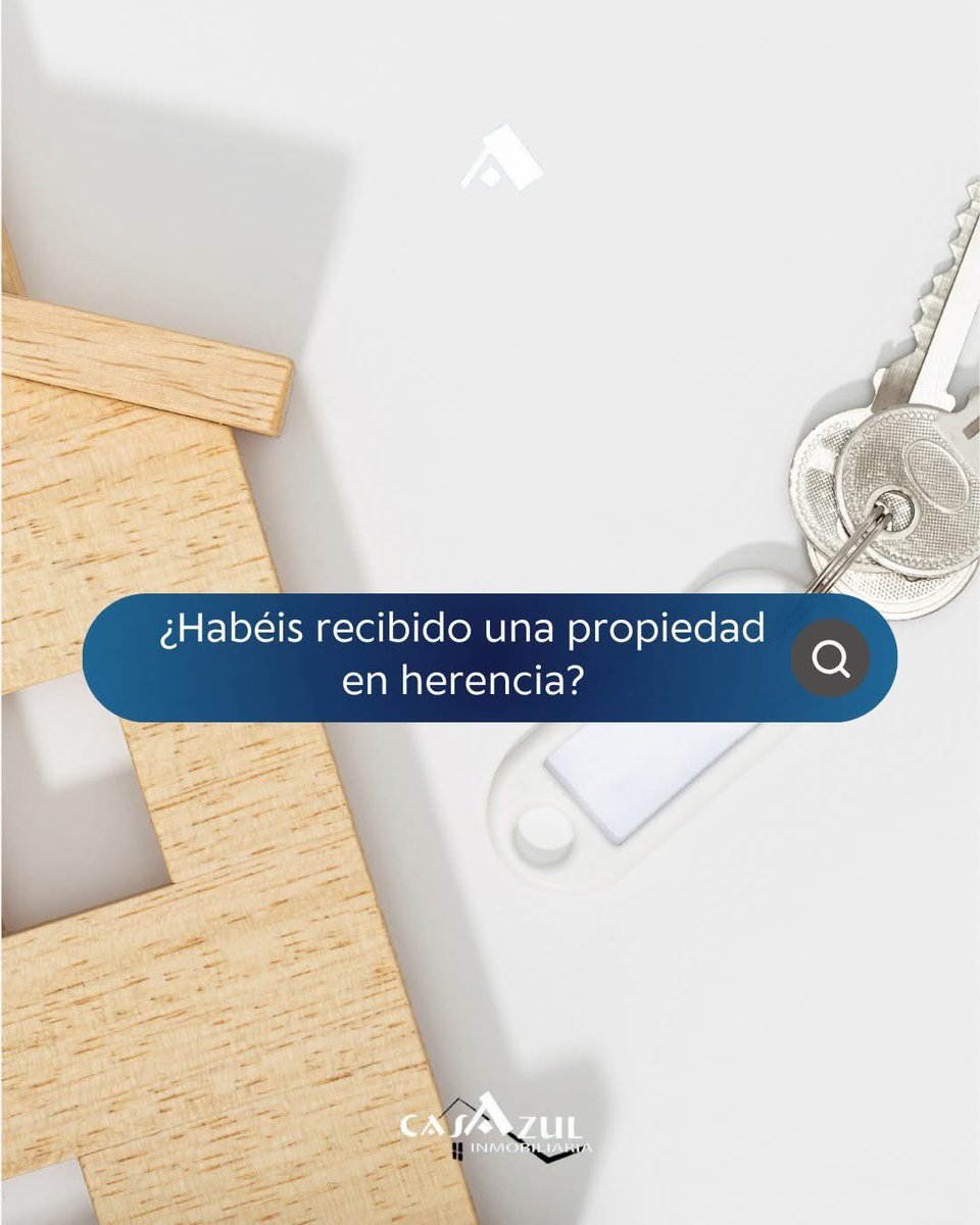 👉 Sabemos que vender una casa que has recibido en herencia, a veces se puede llegar a convertir en un auténtico quebradero de cabeza.

En casAzul Inmobiliaria contamos con una amplia experiencia en este tipo de procesos de venta. Así que no te preocupes, si este es tu caso.