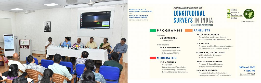 NCAER (@ncaer) on Twitter photo NCAER Faculty <a href="/Pallavi_Econ/">Pallavi Choudhuri</a> joined an expert panel at the National Workshop on Longitudinal Surveys in India, hosted by <a href="/MIDS_Chennai/">Madras Institute of Development Studies</a>.
As a panel expert, she highlighted innovations in survey methodology & data quality, and how strengthening longitudinal research is crucial for NCAER Faculty <a href="/Pallavi_Econ/">Pallavi Choudhuri</a> joined an expert panel at the National Workshop on Longitudinal Surveys in India, hosted by <a href="/MIDS_Chennai/">Madras Institute of Development Studies</a>.
As a panel expert, she highlighted innovations in survey methodology & data quality, and how strengthening longitudinal research is crucial for