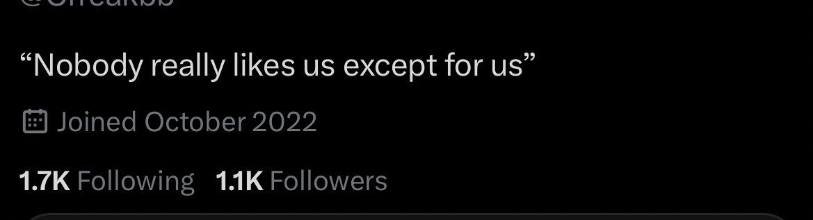 My new bio been hitting lately 💯