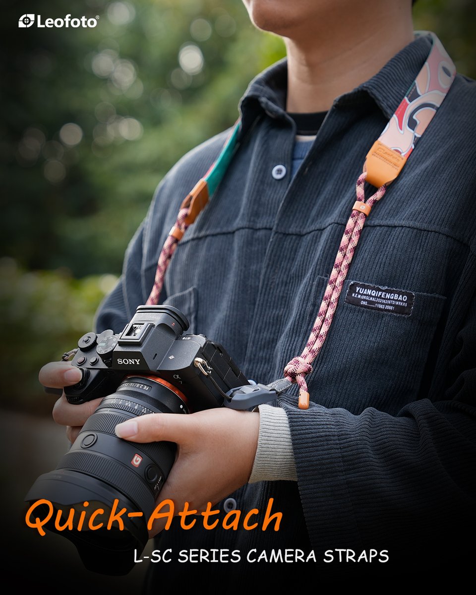 LeofotoZS's tweet photo. Your new favorite camera strap [IN STOCK]!
Leofoto`s L-CS camera strap = comfort + speed + style.

feature
✔️ 1-second quick-release – No fumbling, just shoot!
✔️ Unbreakable strength – Dyneema fiber holds 90kg 

https://t.co/UDprqYOmHZ

#CameraStrap #QuickDetach https://t.co/5odXUxThpV