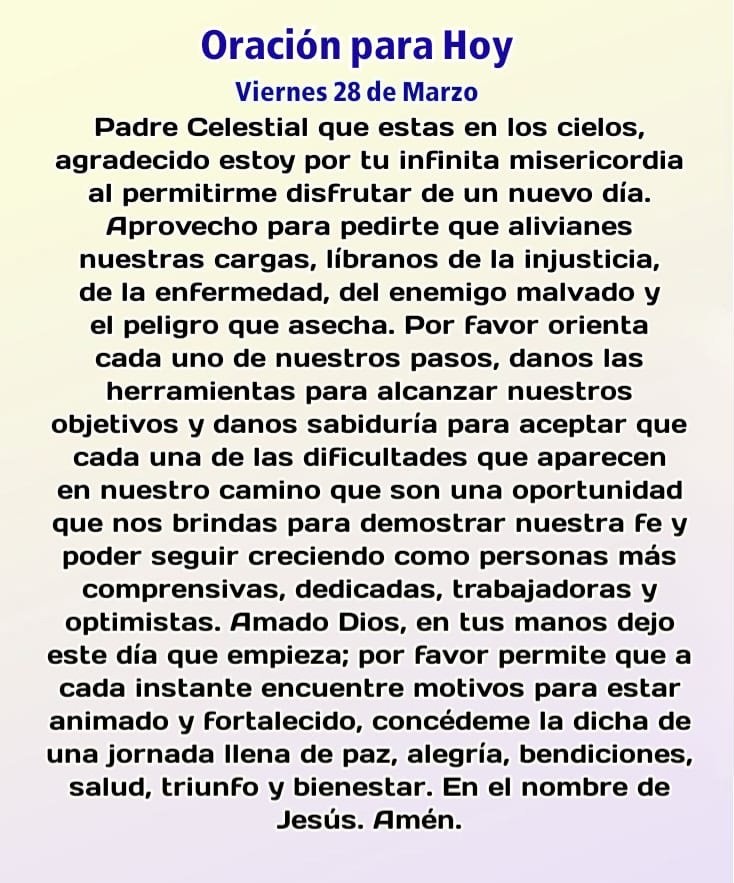 Oración Diaria®™ (@oracion_diaria) on Twitter photo 