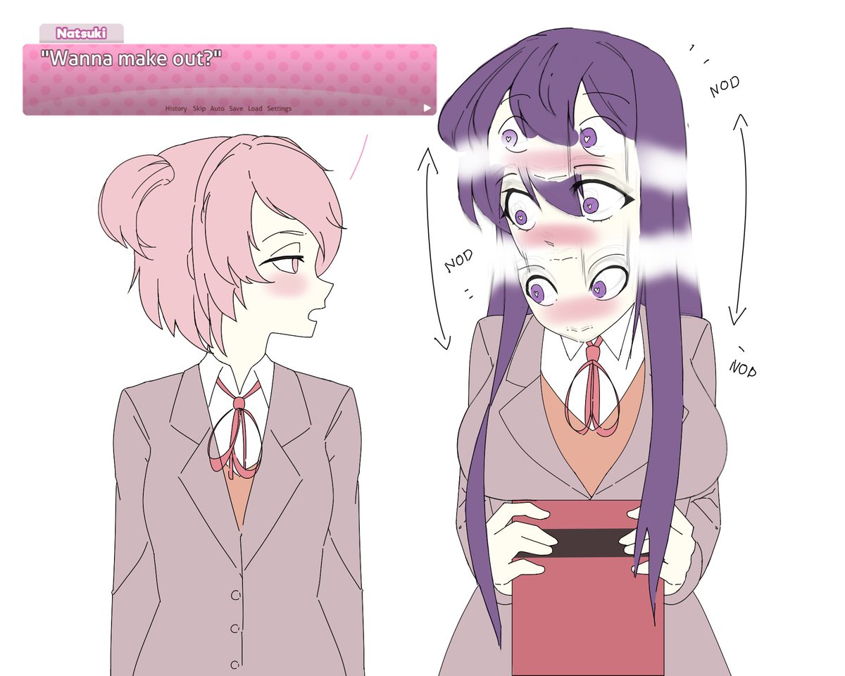 #ddlc a quick draw of what's to come