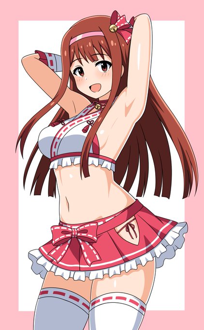 巫女水着の田中琴葉さん(アイドルマスターミリオンライブ) 