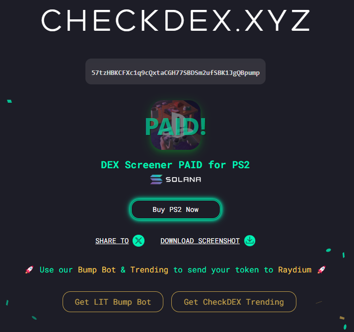 ps2fication's tweet photo. We are live and dex is already paid.

CA: 57tzHBKCFXc1q9cQxtaCGH77SBDSm2ufSBK1JgQBpump

Reply with your photos so I can PS2FICATE them. https://t.co/swr1uwUEiN