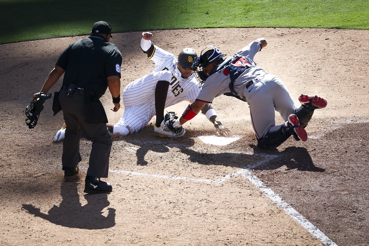 Padres open the season with a win, beating the Braves 7-4 this afternoon at Petco Park. <a href="/sdut/">The San Diego Union-Tribune</a>