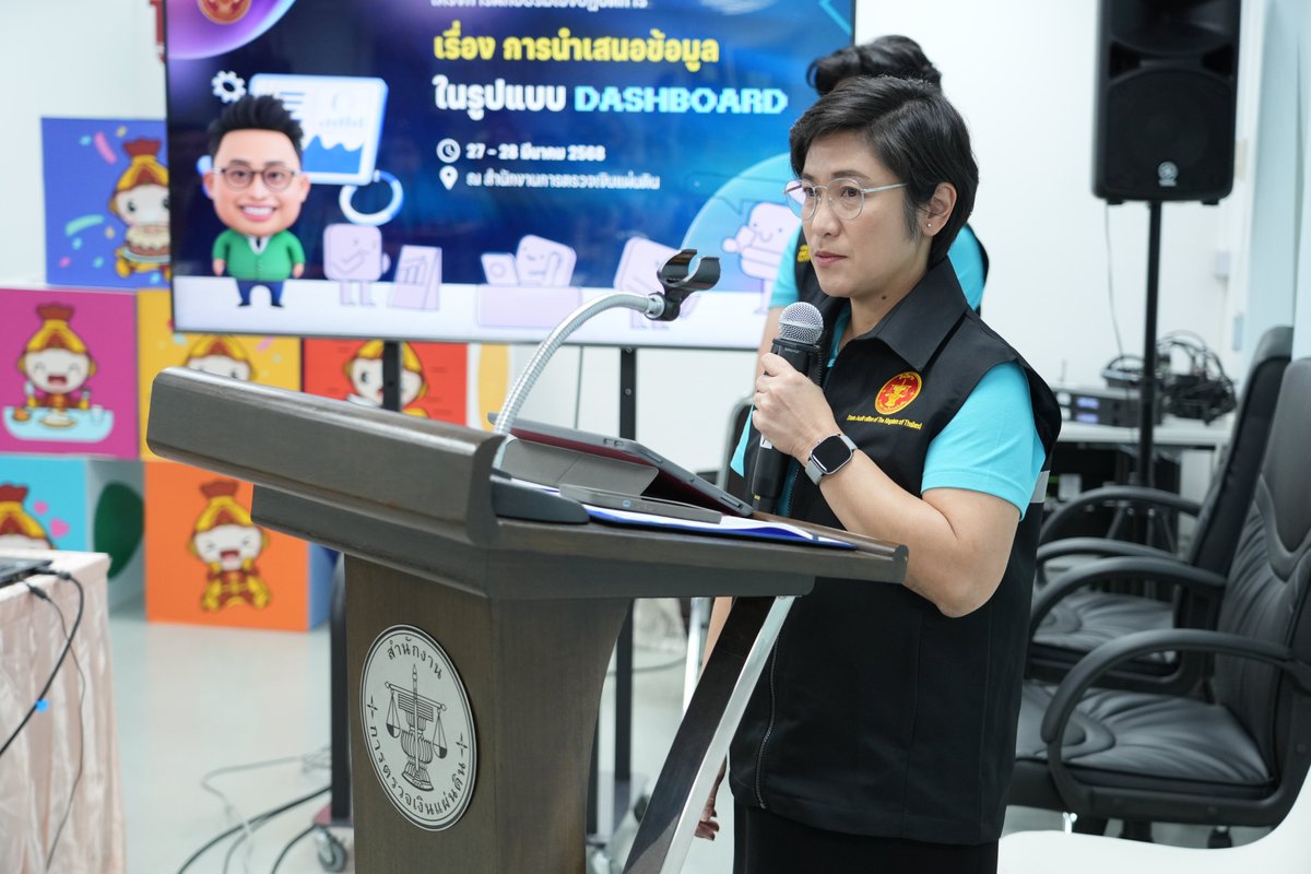 March 27, 2025 - SAO Thailand Training. #SAOThailand held a “Data Presentation in Dashboard Format” training, led by KMUTT experts. Participants learned Google Sheets &amp; Looker Studio for HR data analysis to enhance data-driven decisions. <a href="/berm_SAO/">monthien SAO</a>