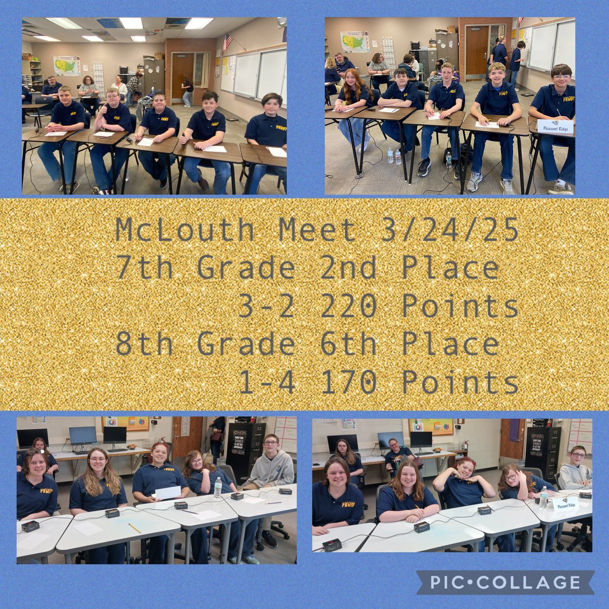SandyGurss's tweet photo. Busy Week for PRMS scholars Bowl. Teams competed at McLouth &amp; Jackson Heights with mixed results. 
Great effort each night! @USD449 https://t.co/GUYUuMK1a8