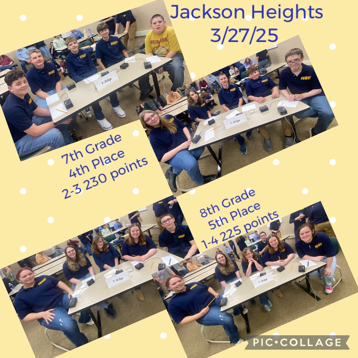 Busy Week for PRMS scholars Bowl. Teams competed at McLouth &amp; Jackson Heights with mixed results. 
Great effort each night! <a href="/USD449/">USD #449</a>