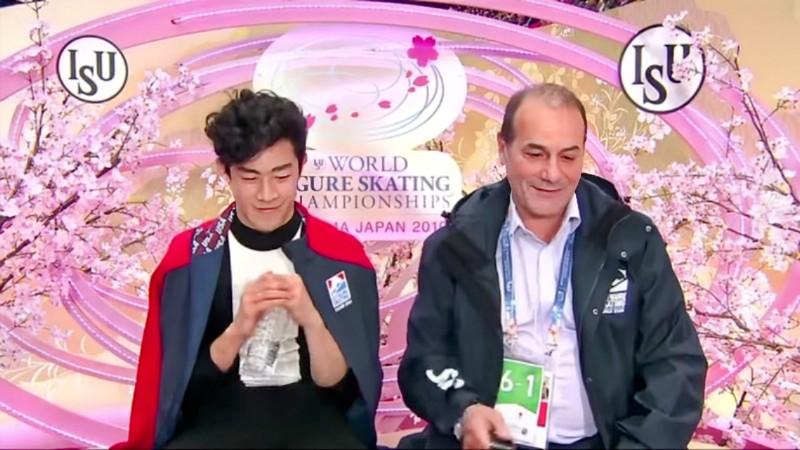 yukikonatsuharu's tweet image. 🌸桜満開のキスクラ🌸

世界選手権の開催される3月に桜🌸というのは、日本ならでは。
この時期はまだまだ寒い国が多い。

桜色のキスクラがかわいくて華やかでとても好きだった。

懐かしいな🌸⛸️
また日本で開催されるといいな⛸️

#世界フィギュア2019
#世界フィギュア2023
#NathanChen
#ShomaUno