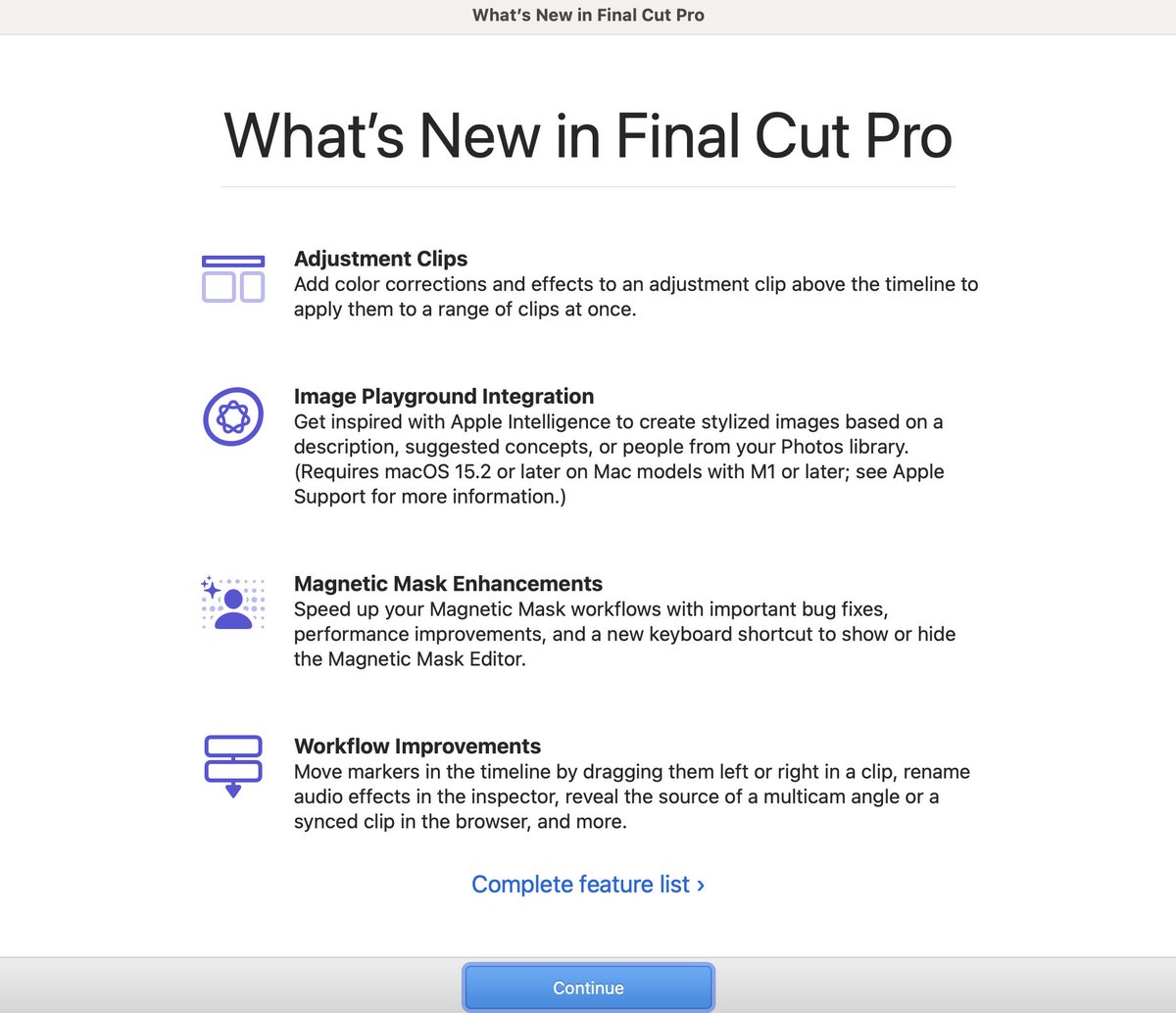 stufflistings's tweet image. Final Cut Pro v11.1 comes with Image Playground integration.
#AppleIntelligence #FinalCutPro