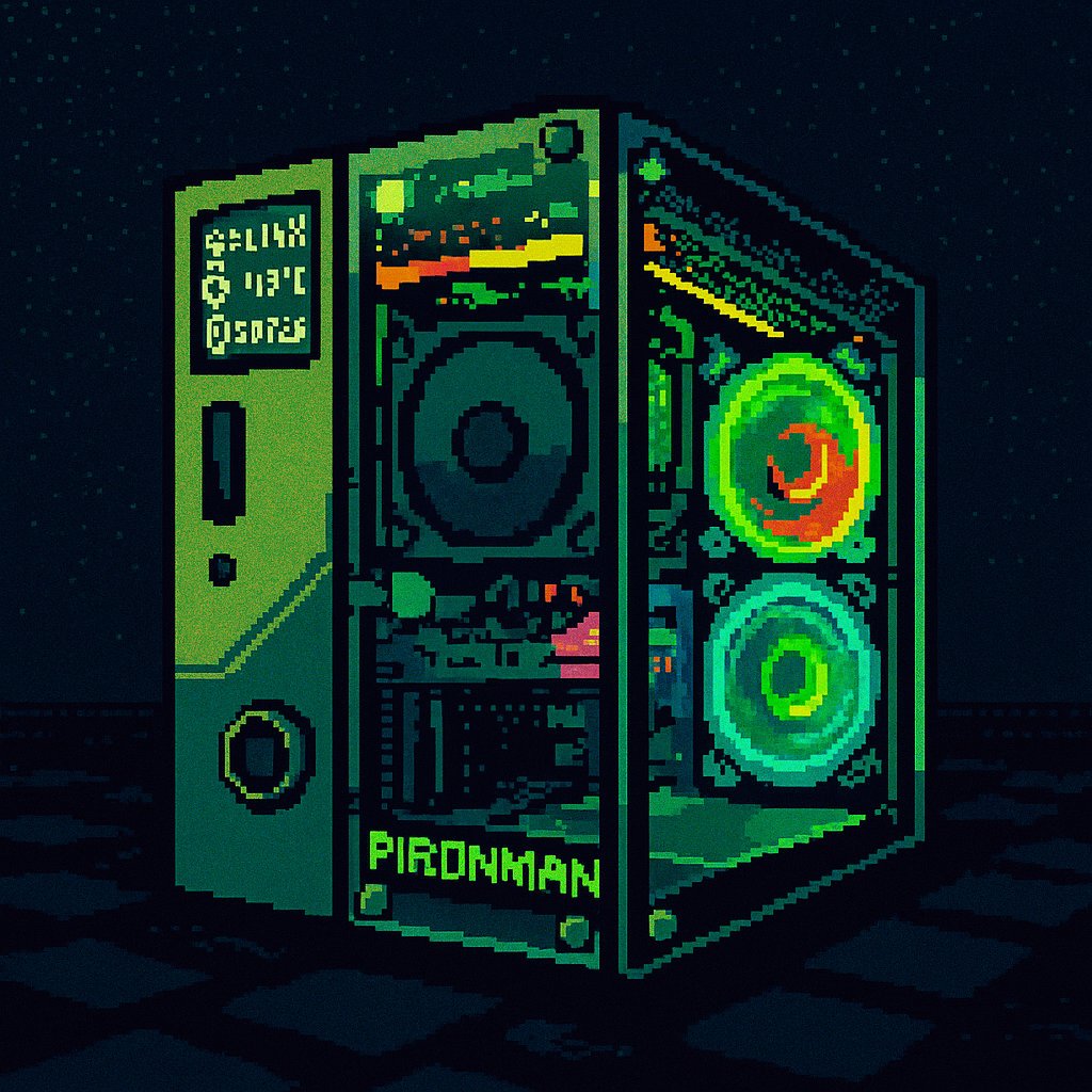 SunFounder2's tweet image. We asked ChatGPT-4o to imagine Pironman 5 in retro pixel art style – and it delivered!

What would your dream Pi mini PC look like in 8-bit style?

Reply with a sketch, a prompt, or even a wild idea – we might turn it into pixel art!

#Pironman5 #8bit #RaspberryPi #ChatGPT4o