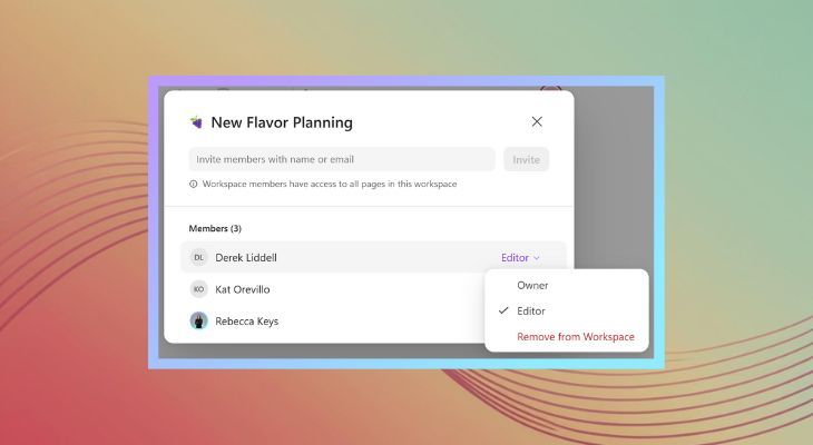 AlphaBalzer's tweet image. 🎉 Thanks, Microsoft 365 Insiders! Your feedback made this happen—you can now switch up roles in Loop workspaces! Whether you&apos;re passing the leadership baton or fine-tuning teamwork, it’s just a few clicks away. 

Learn more: msft.it/6015qisbD

#MicrosoftLoop #NewInLoop