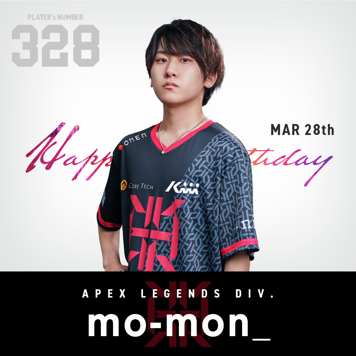 ReigniteJP's tweet photo. 🥳HBD!!mo-mon🎂🎉

APEX LEGENDS Div.
@Texto___ https://t.co/rwXEjvxymy
