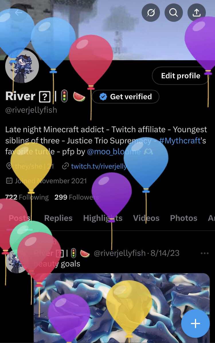 i’ve been trying to update something in my bio but these things keep appearing o(-(