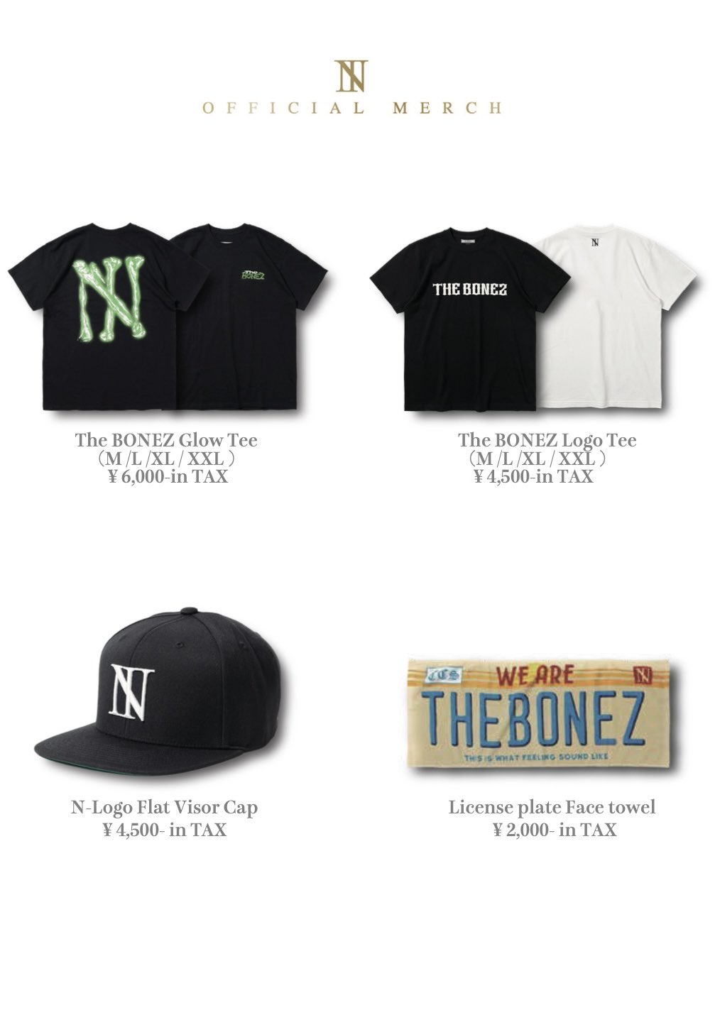 RIZE LOGO Tee The BONEZ Dragon Ash M