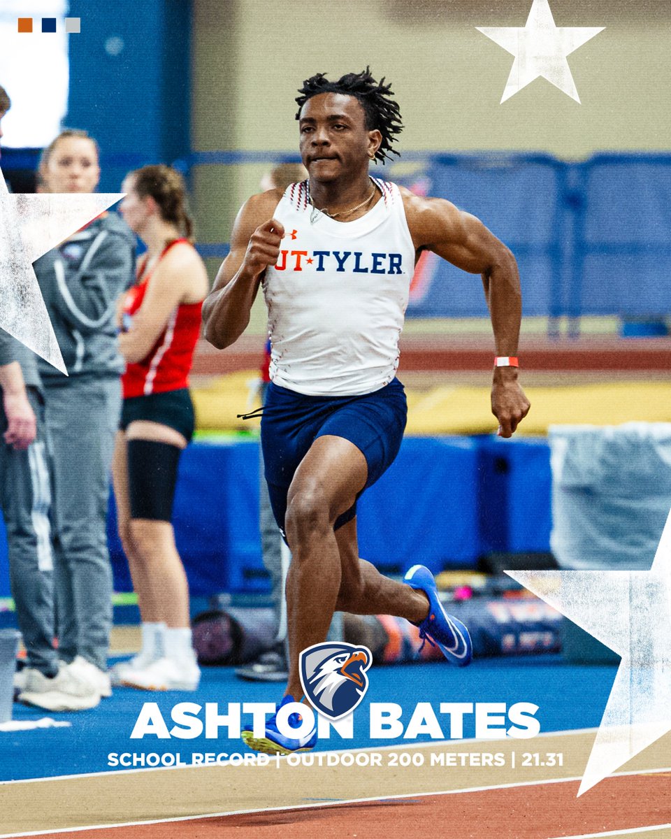 MT&amp;F | SCHOOL RECORD ALERT!

Ashton Bates takes down a record from all the way back in 2019 as he runs the 17th fastest 200 time in D2 thus far for <a href="/UTT_XCTF/">UT Tyler Track and Field/Cross Country</a>!

#SwoopSwoop