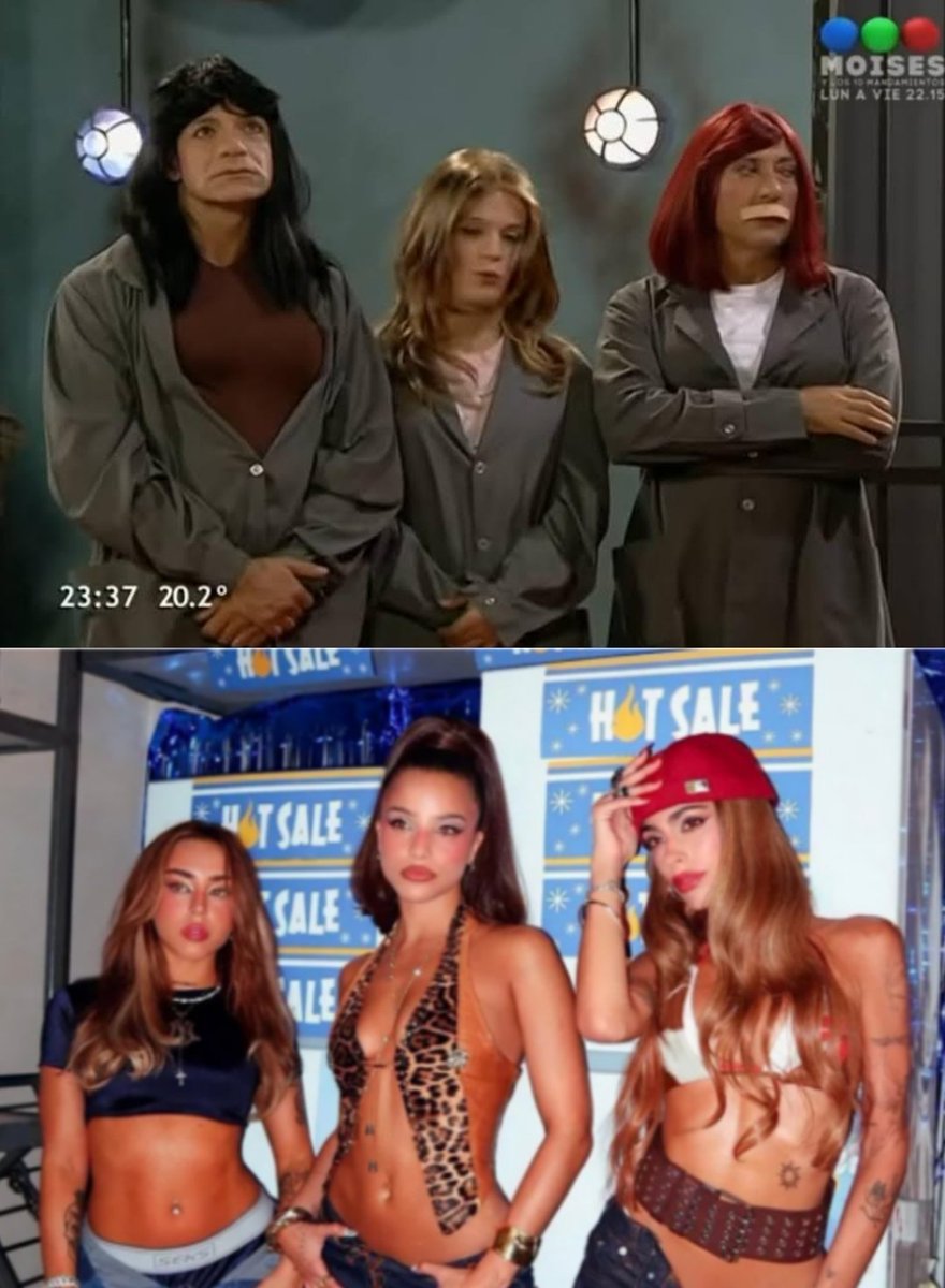 Emilia, Tini y Nicki Nicole antes de inyectarse ácido hialurónico / después