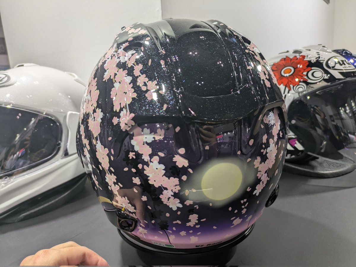 アライヘルメット様コラボ 東単オリジナルデザイン VZ-RAM宵桜🌸発売