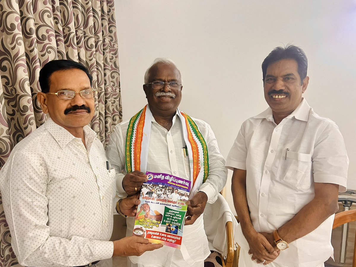 AmeerkhanDr's tweet photo. திருநெல்வேலி நாடாளுமன்ற உறுப்பினர் திரு. ராபர்ட் புரூஸ் MP அவர்களை புதுதில்லி தமிழ்நாடு இல்லத்தில் ( நான் ) டாக்டர் அமீர்கான் , சர்வதேச தமிழ் கலை பண்பாட்டு கலைக்கூட தலைவர் திரு. ரஸ்மி ரூமி ,  பத்திரிகையாளர் சங்க தலைவர் திரு. பாண்டியன் சந்தித்த போது @SPK_TNCC @INCTamilNadu https://t.co/KFhyOe5yUc