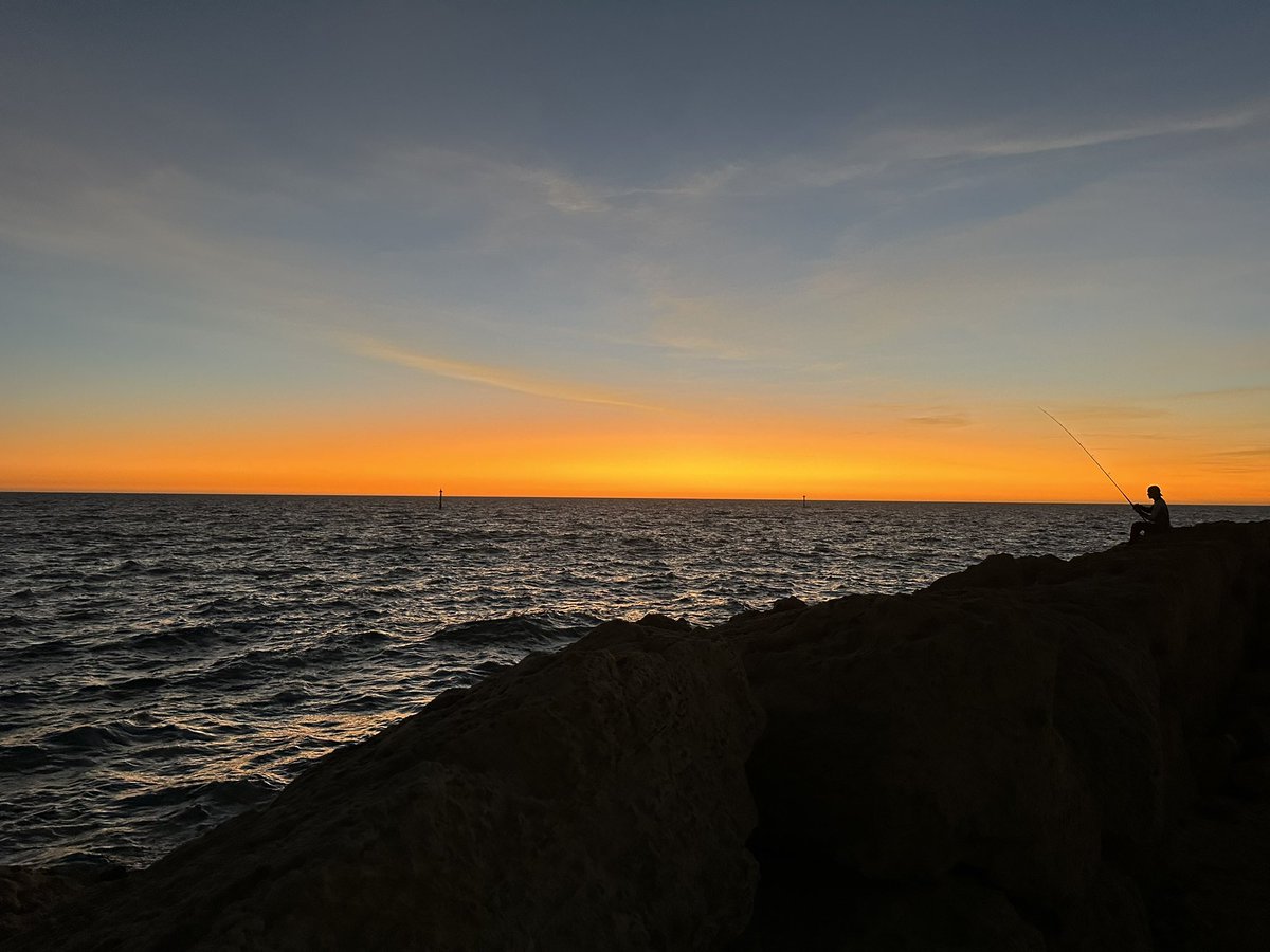 西海岸的夕阳好美