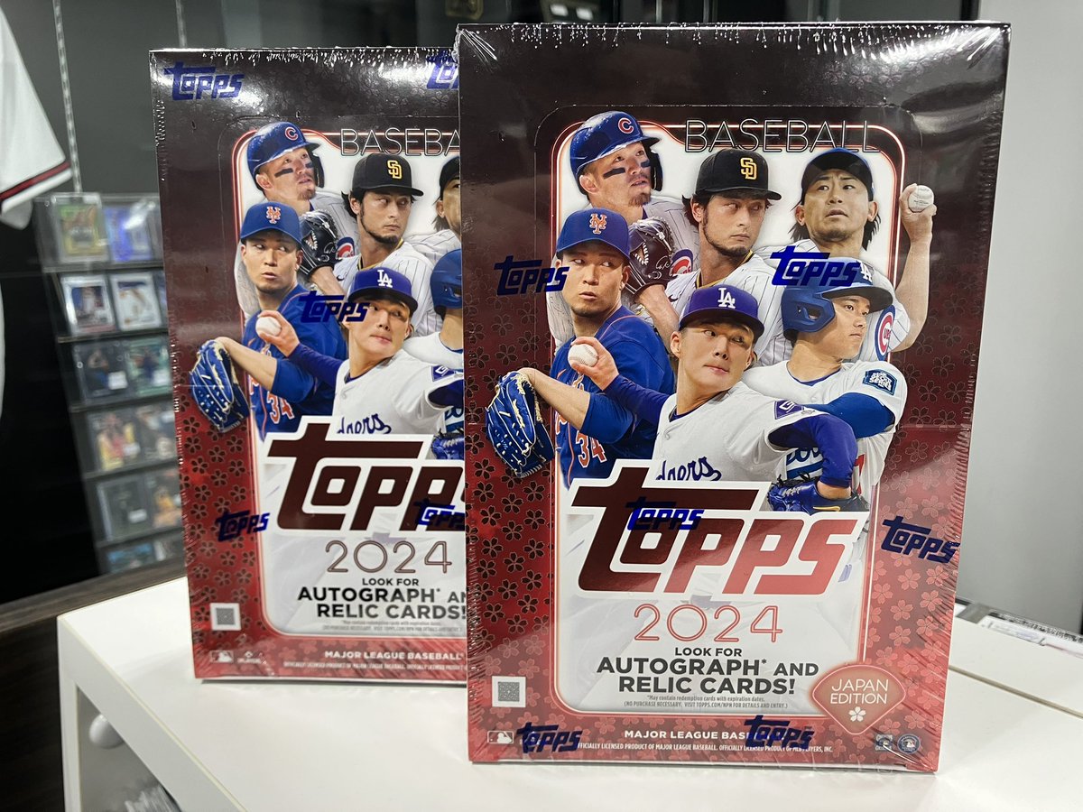 ?新商品入荷情報? ⚾️ 2024 TOPPS MLB JAPAN EDITION トップス公式 