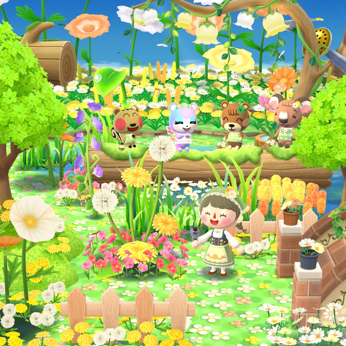 edako04768610's tweet photo. Spring has come !! ☘️🌷💐

#ポケ森 #どうぶつの森 #ポケ森写真部 #ポケ森コンプリート https://t.co/JCzKAkDTGy