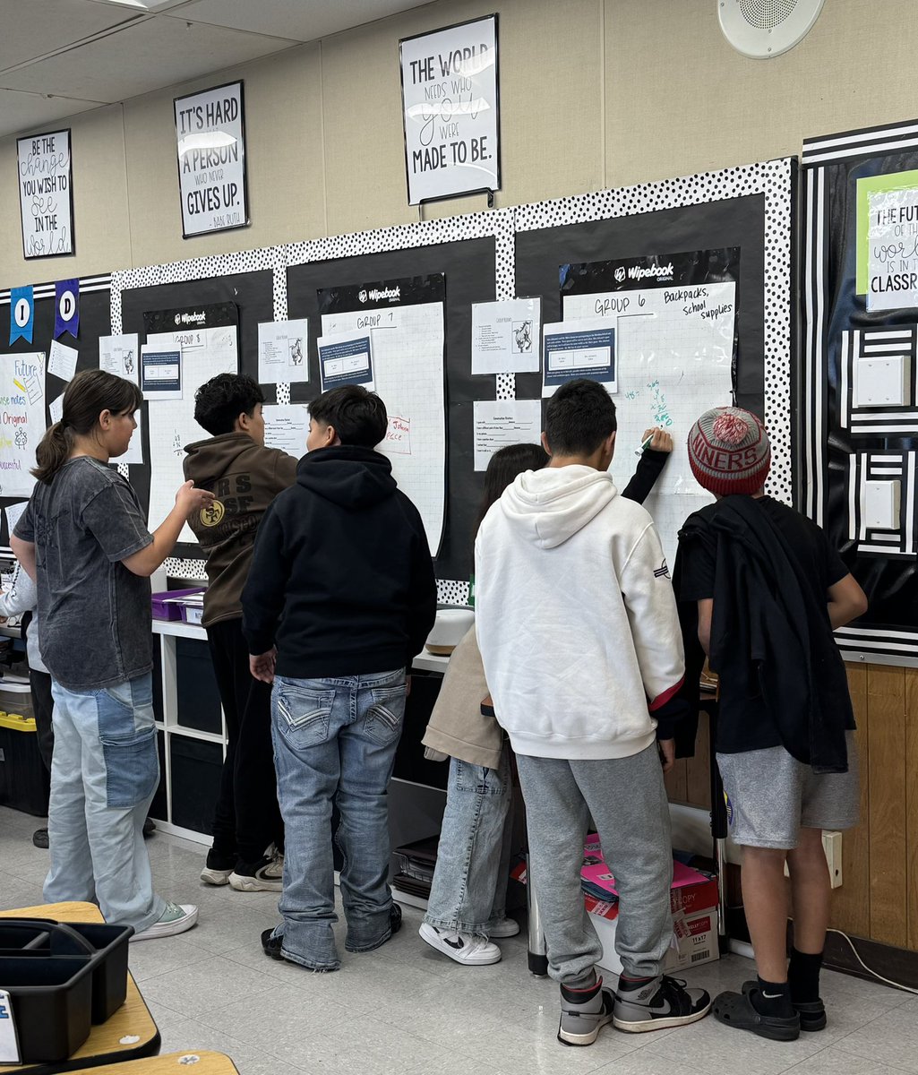 MustangsPHMS's tweet image. Randomized groups and vertical surfaces? Mrs. Knapp’s students are hard at work on a 6th grade curricular task! Loved hearing the critical thinking out loud! #PHMSMustangsPRIDE 💚🐎 @MtDiabloUSD