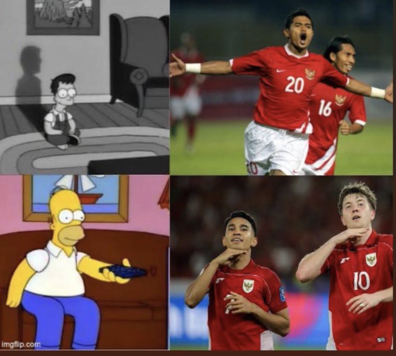 Tumbuh di era Budi Sudarsono, dewasa di era Marselino!

Untuk anda yang merasa relate dengan tweet diatas, tolong jaga kesehatan dan pola makan😆

Semoga kita dikasi kesempatan melihat Garuda di Piala Dunia!