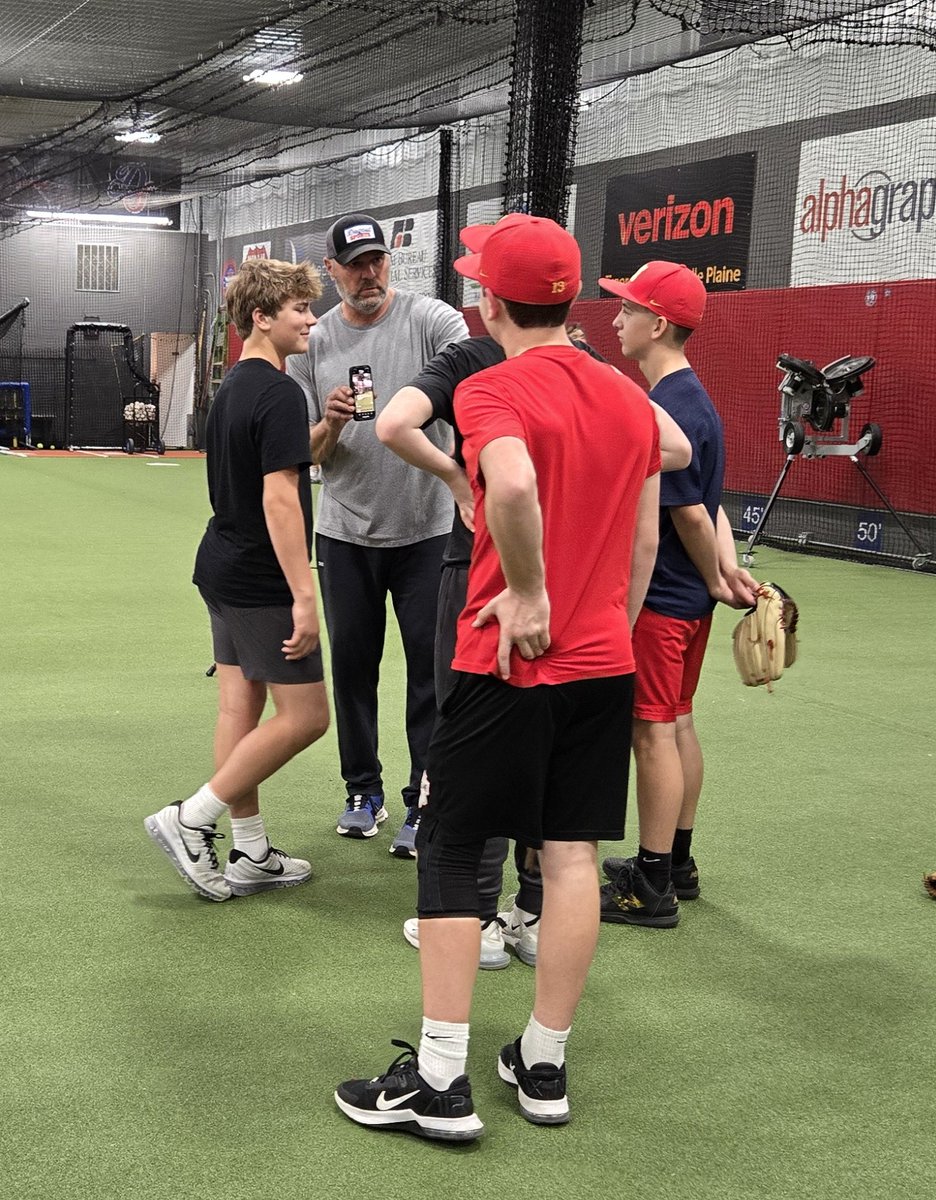 One of the best players ever in the state of Iowa giving back to the youth! #GrowTHEgame #DugoutFam