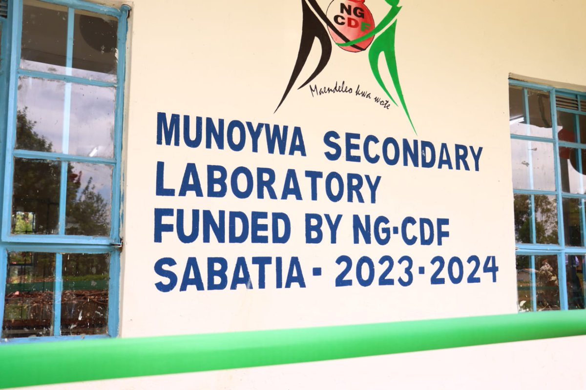 NGCDF_Sabatia's tweet photo. Official commissioning of a fully equipped modern science laboratory at Munoywa secondary school, in Izava Lyaduywa Ward, Sabatia constituency. 
This project was fully funded by @NGCDF_Sabatia

#MaendeleoKwaWote 
 @NGCDF_Kenya https://t.co/4xBRsQtkt4