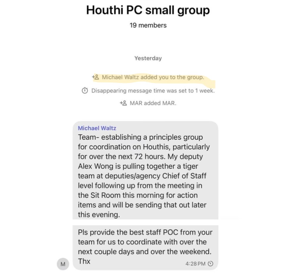 mcaulc1's tweet photo. @JeuxNeSaisPas @MarvelMaskless @krassenstein @ArtCandee It very clearly shows that Waltz added the journalist to the chat. I would not trust what Loomer tells you without doing some research yourself. She is very much to lie and make shit up. 

Nice try though. https://t.co/2IqME2Dr5E