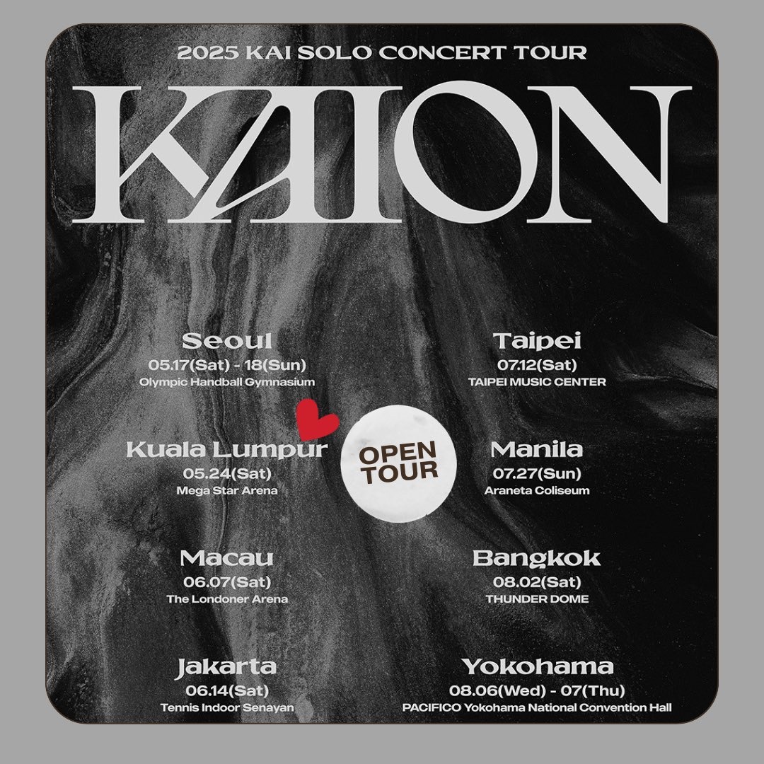 aeribase's tweet photo. [PP]

🐻 @mjproject_real Open Tour: 'KAION' in Kuala Lumpur! 🐻

Included:
🏙️ City Tour &amp; Venue Transport
🏨 Hotel + Breakfast
✈️ Airport Pickup

📢 Slots: ❌❌✅✅✅✅✅✅

🎟️ Jastip tickets available!
📩 DM for details!

IG: mj.projectofficial
WA: https://t.co/fRNppJrJfk (Mj) https://t.co/0Wdp9w6ARL
