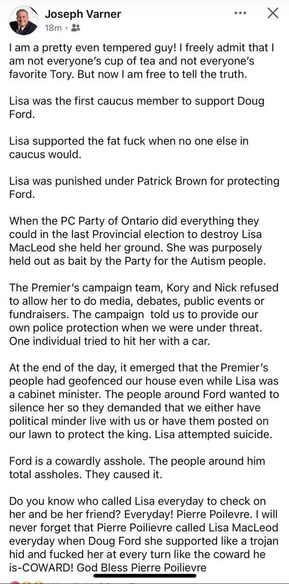 TheRealKeean's tweet image. Wow. There is something deeply disturbing about Doug Ford and the people surrounding him. Read this: