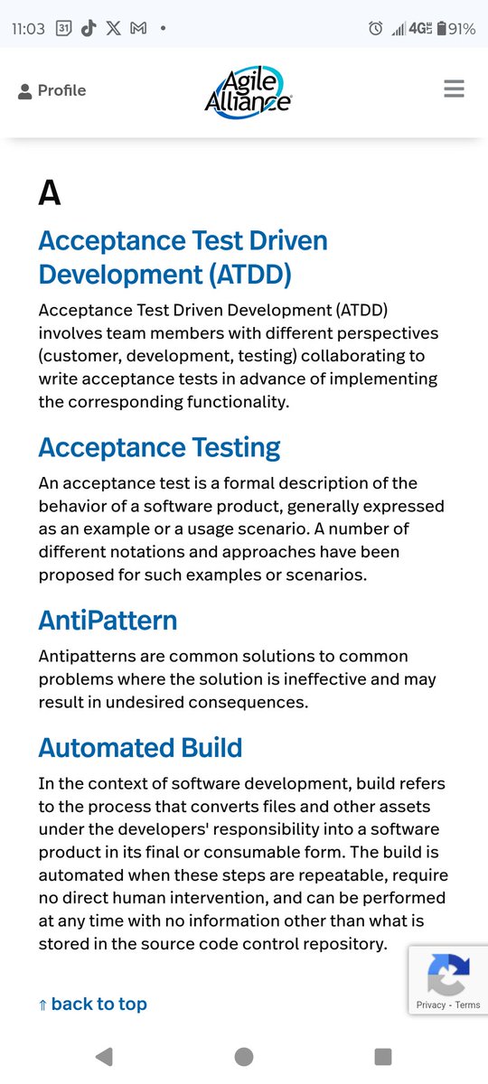 Zero_Greene's tweet image. Acceptance testing with the right team sounds powerful. Cool explicitly learning what an automated build is and backlog refinement sounds beautiful.D-E-V-R-Y
agilealliance.org/agile101/agile…
....
#pythonstudents #pythonprogrammingtips